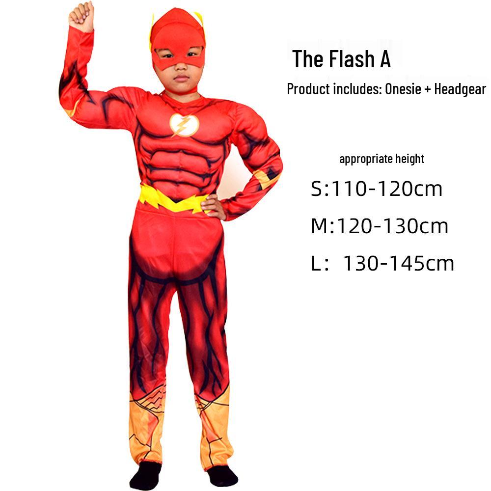 Avengers Wolverine Thor Deadpool Captain America Kids Superhero Muscle Suit Costume