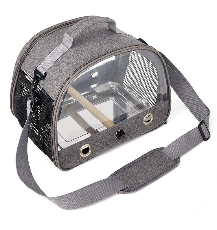 Portable Oxford Cloth Bird Travel Bag for Small Pets - Ideal for Parrots, Pigeons, and Sun Birds