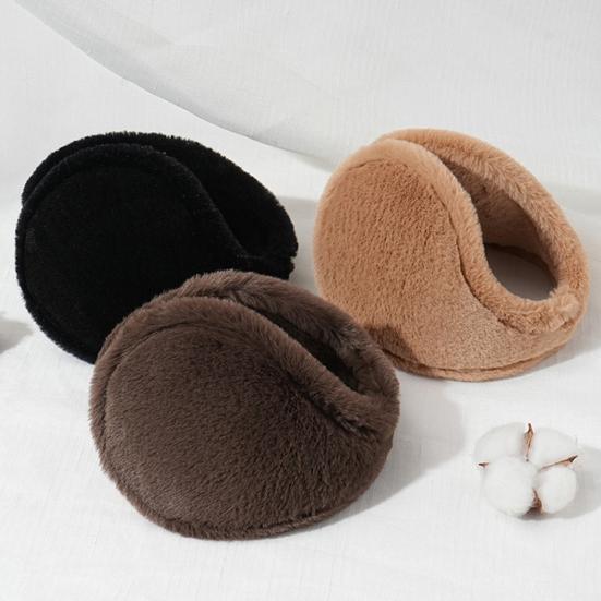 Winter Earmuffs Thickened Plush Windproof Coldproof Outdoor Ear Protection Earmuffs Outdoor Work Earmuffs