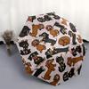 1pc Dachshund Pattern Umbrella with Plastic Handle,Suitable for All Seasons UmbrellaPT571