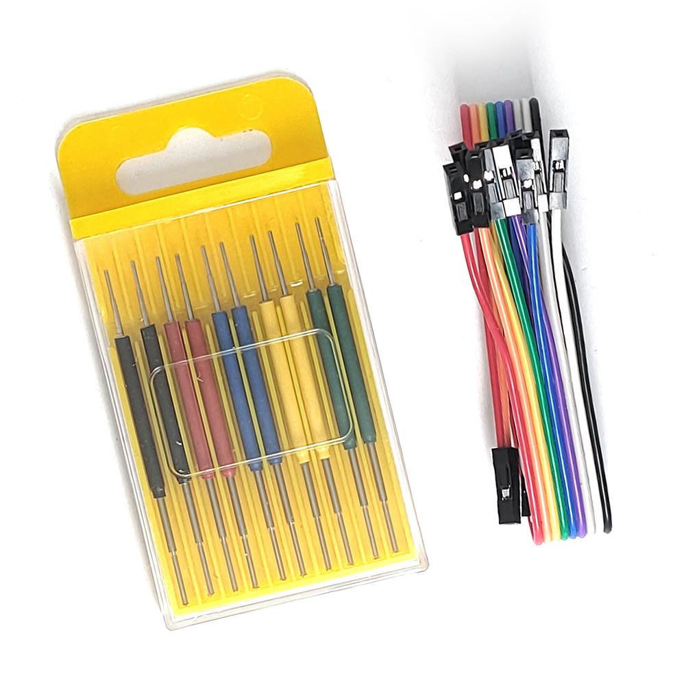 10pcs Universal Chip Micro IC Clamp Replacement Parts IC Test Hook 0.13mm Accessories for Programmer Logic Analyzer