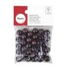 Perles en bois FSC 100%, polies, 12mm 32 pièces , brun foncé