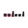 Car Pedal Pads Anti Slip Metal Foot Pad Cover Set for Manual Cars, 3 Piece Non Slip Inserts with Screw Fastened Design for Daily Commuting