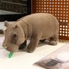 Stuffed Lifelike Hippo Plush Toys Simulated Hippopotamus Animals Hug Dolls Toys for Boy Birthday Gift for Him