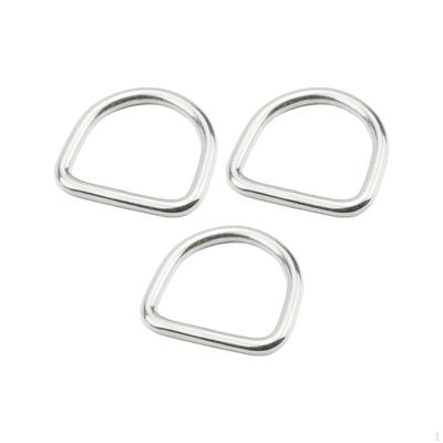 3 kusy D kroužků přezky víceúčelové praktické smyčkové uzávěry pro DIY klíčenky řemesla ručně vyráběné