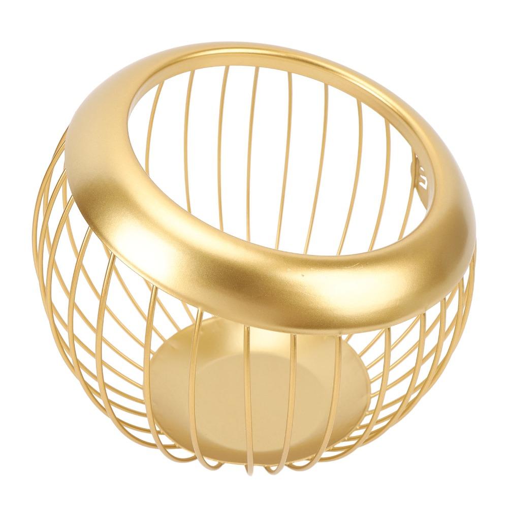 Large Capacity Coffee Pod Storage Basket Wire Basket Metal Coffee Pod Organizer Coffee Bar Counter
