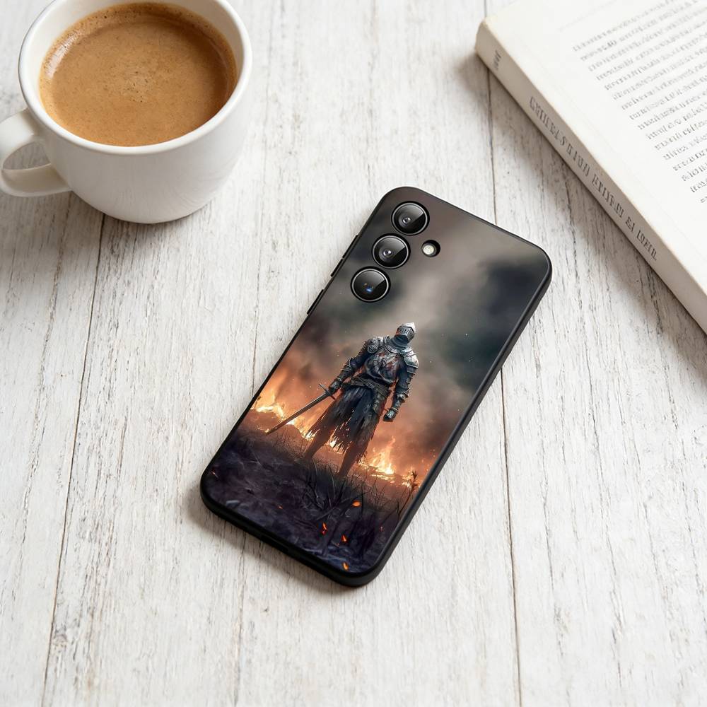 D-Dark S-Souls  Phone Case Black Silicone Soft For Samsung Galaxy A73,A72,A71,A70,A53,A52,A51