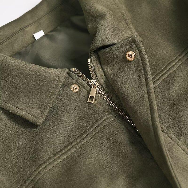 Women S Fleece Long Sleeve Pilot Jacket Coat