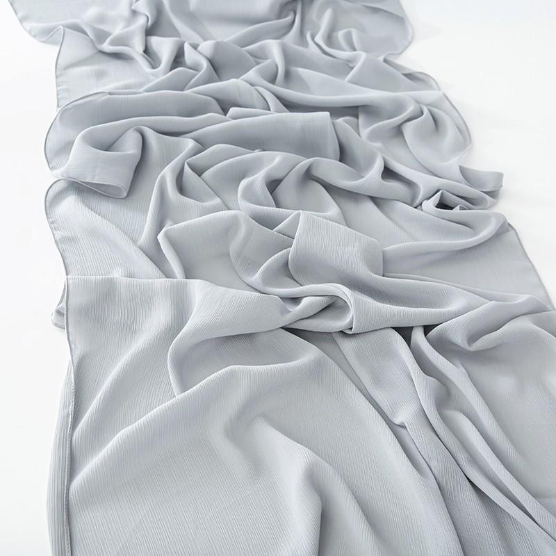 180*70Cm Chiffon Hijabs For Woman Soft Long Turban Veil Scarves Muslim Hijab Shawls Islam Women Head Wraps Accessoires Ramadan