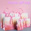 Large Gift Bags, 1PC Gift Bag With Ribbon, Portable Paper Gift Bag With Handles, Birthday Gift Bags, Present Bags For Wedding Party Valentine Day