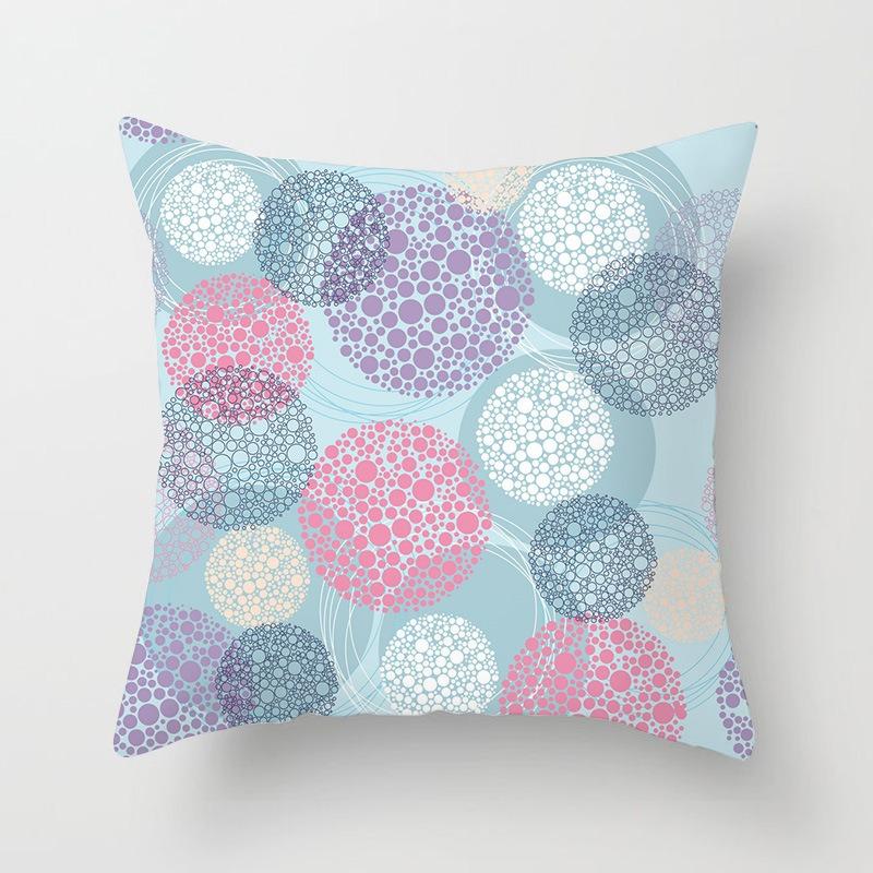 Luxury Home Decor Cushion Cover Office Sofa Cushion Cover Simple Fireworks Geometric Pattern Pillow Cover