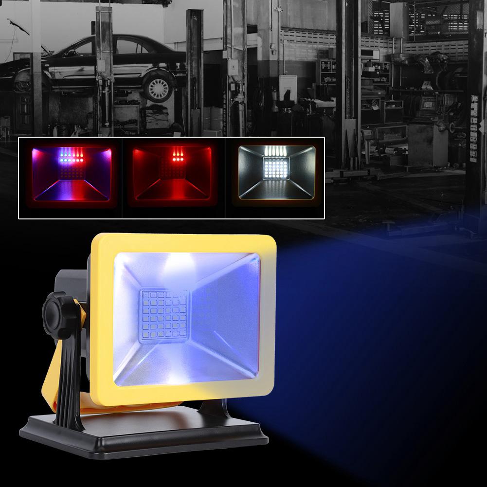 30W LED USB Rechargeable Flood Light Portable Waterproof Emergency Lights for Outdoor Camping