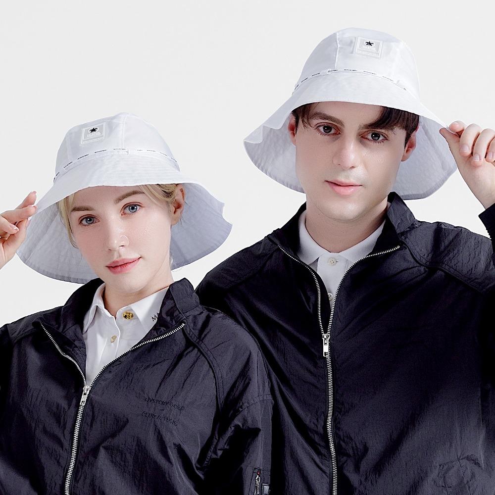 THE MYSTERY GOLF Unisex Bucket Cap White My-3Ss-Cm3-Wh