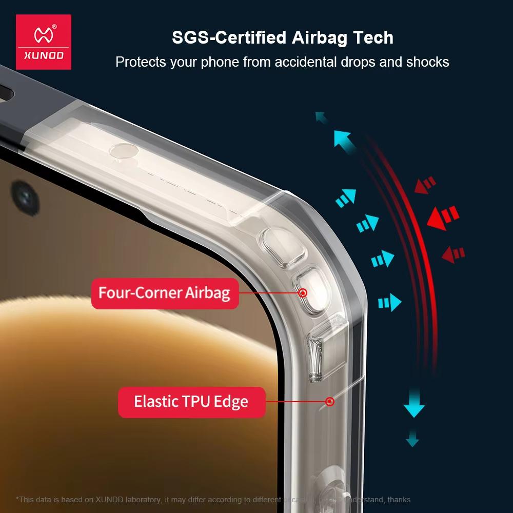 XUNDD Huse Pentru OnePlus 15 Carcasă de Lux Husă Spate Transparentă Huse de Protecție Rezistente la Șocuri Cu Suport Magnetic Rotativ