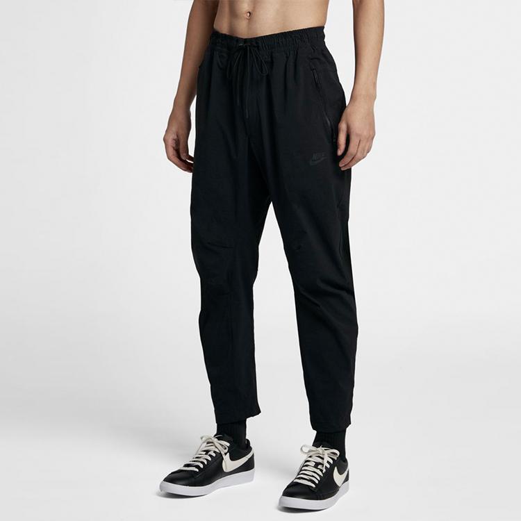 Nike Sportswear Woven Casual Pants For Spring Men Bottoms Black 927987-010