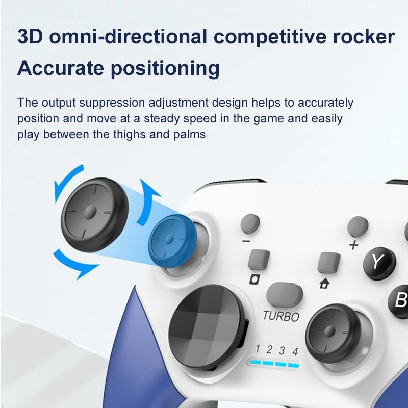 S01 Bluetooth-Compatible Game Controller Wireless Gamepad Met Motor 6-Axis Nintendo Switch Android Pc
