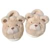 Fashion Cute Bear Single Band Winter New Women Slipper Soft Heel Platform Fur Warm Indoor Comfortable Home Fluffy Home Slippers