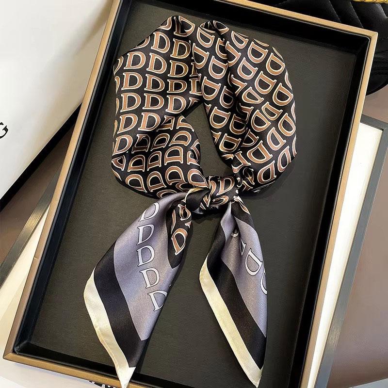 100% Natural Silk Square Scarf Women Bandana Headscarf Scarves Shawls Square Neck Foulard Wraps cachecol femme schals bufanda