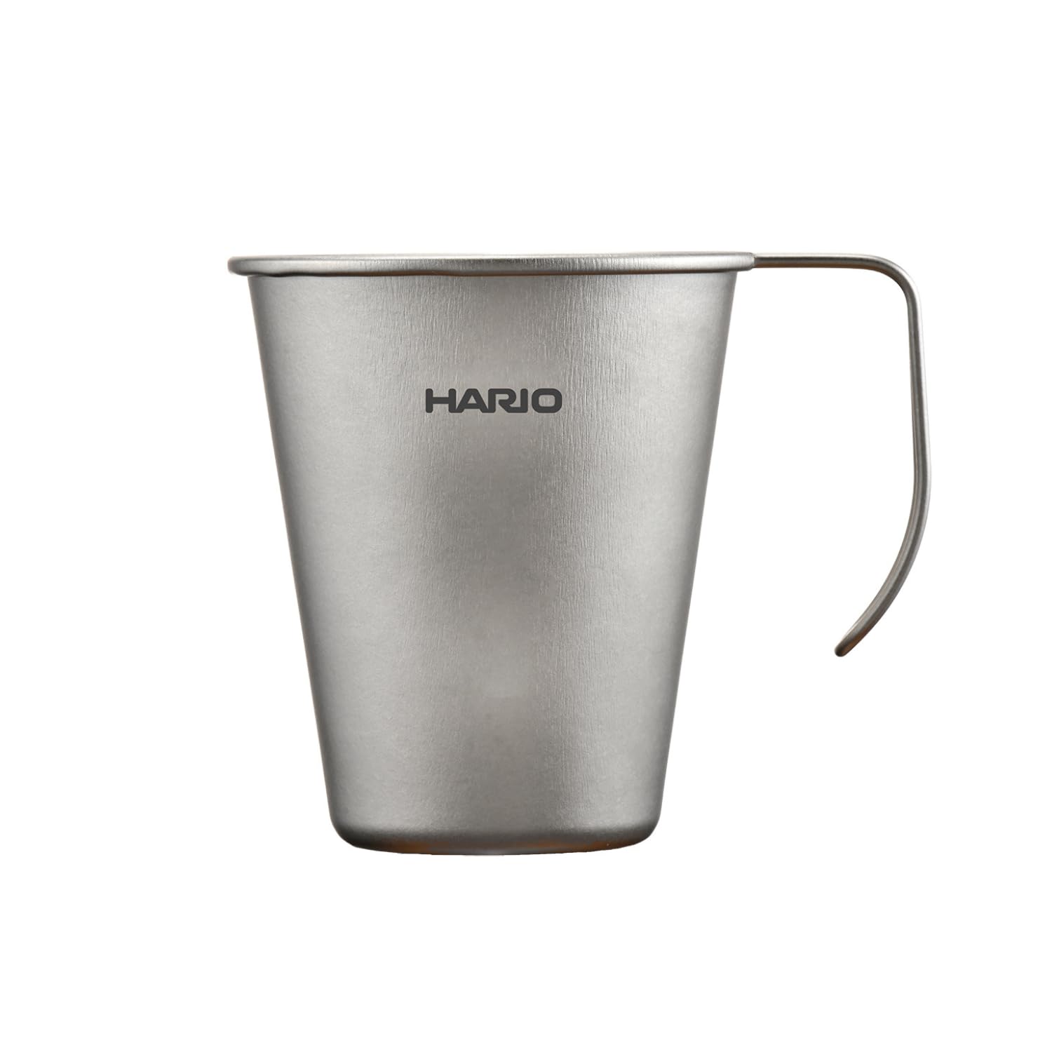 HARIO Titanium 350mL Full Single-Layer Mug, Capacity, Lightweight, Outdoor, Titanium, Gray, SMTI-35-TSV серый