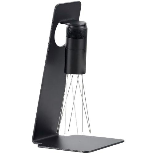 WDT Espresso Coffee Distribution Tool with Magnetic Stand, Adjustable Barista Needle Stirrer | 304 Stainless Steel | Eight 0.4mm Precision Needles (Bl