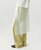 Leuba Layered Slim Boots Cut Pants - Avocado