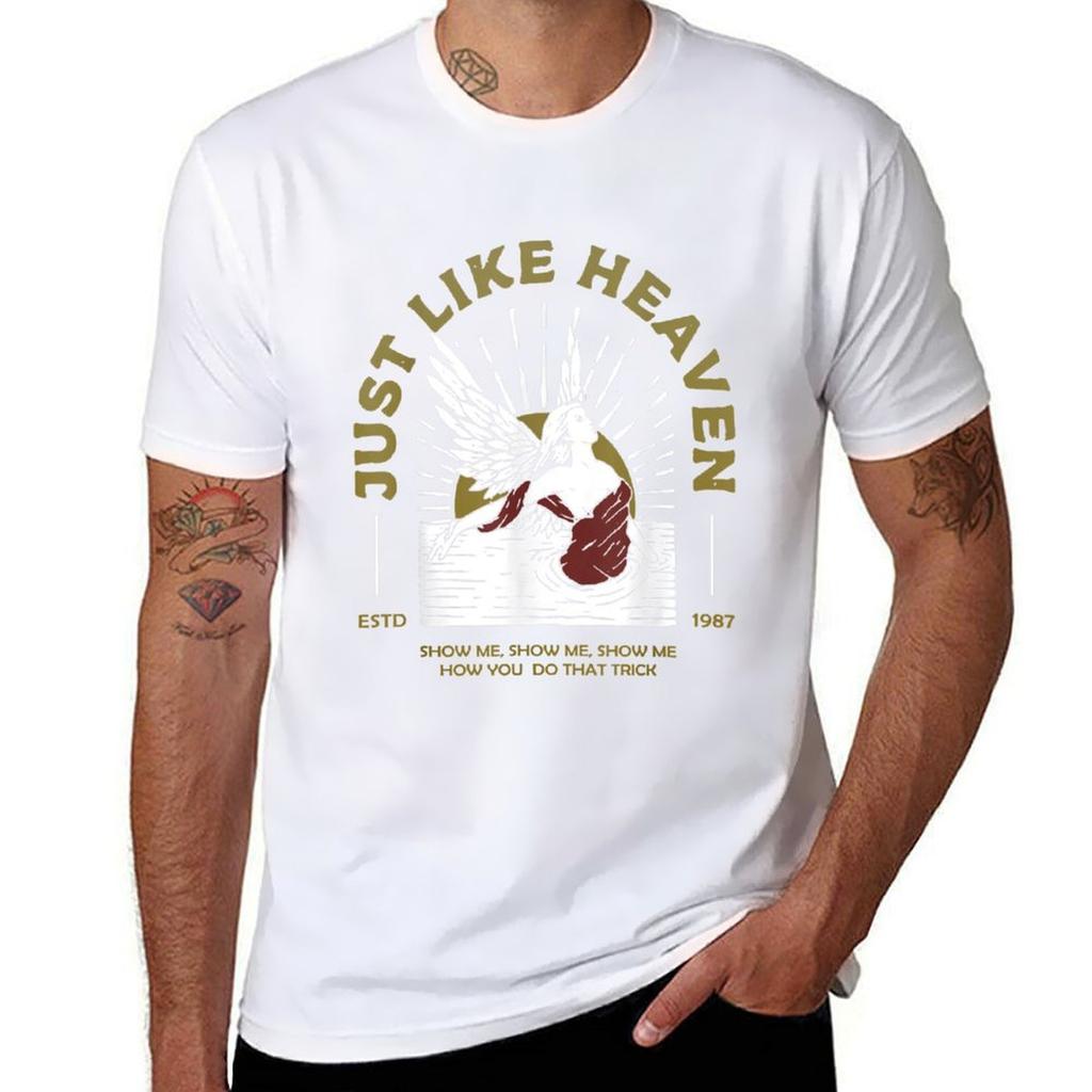 Mens Womens Like Heaven Angle Band T-Shirt Essential T Shirt Men T Shirt Cotton 100% T-Shirt