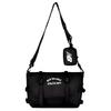 New Fabric Shoulder Bag, Crossbody Bag Regular Unisex Black LAB41402-BK