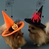 Halloween Pet Hat Holiday Decoration Pumpkin Spider Bat Decoration Dogs Cat Hat Non-woven Fabric Creative Novel Dog Pet Hats
