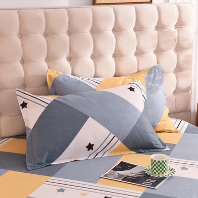 Cotton Pillowcases: Pure Cotton, Simple Style for Home, Dorms, Single & Double Rooms (Single/Pair)