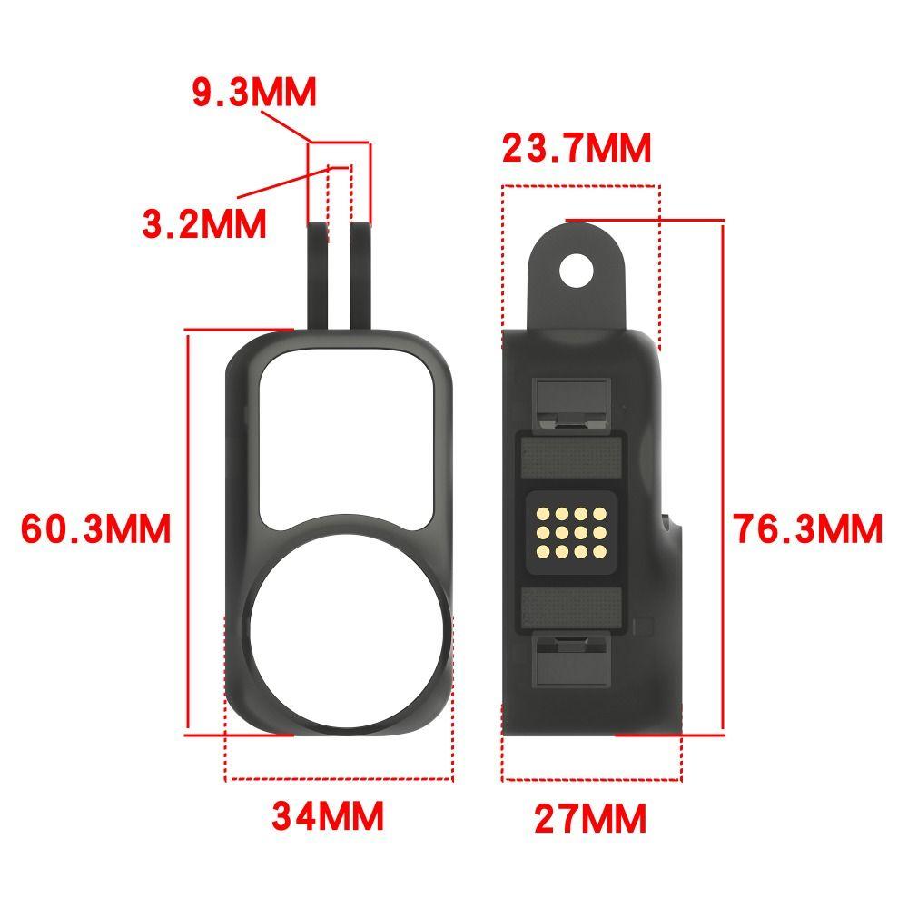 Quick Release Protective Frame Case Plastic Durable Expansion Cage Holder Lightweight Vertical Bracket for DJI Osmo Nano