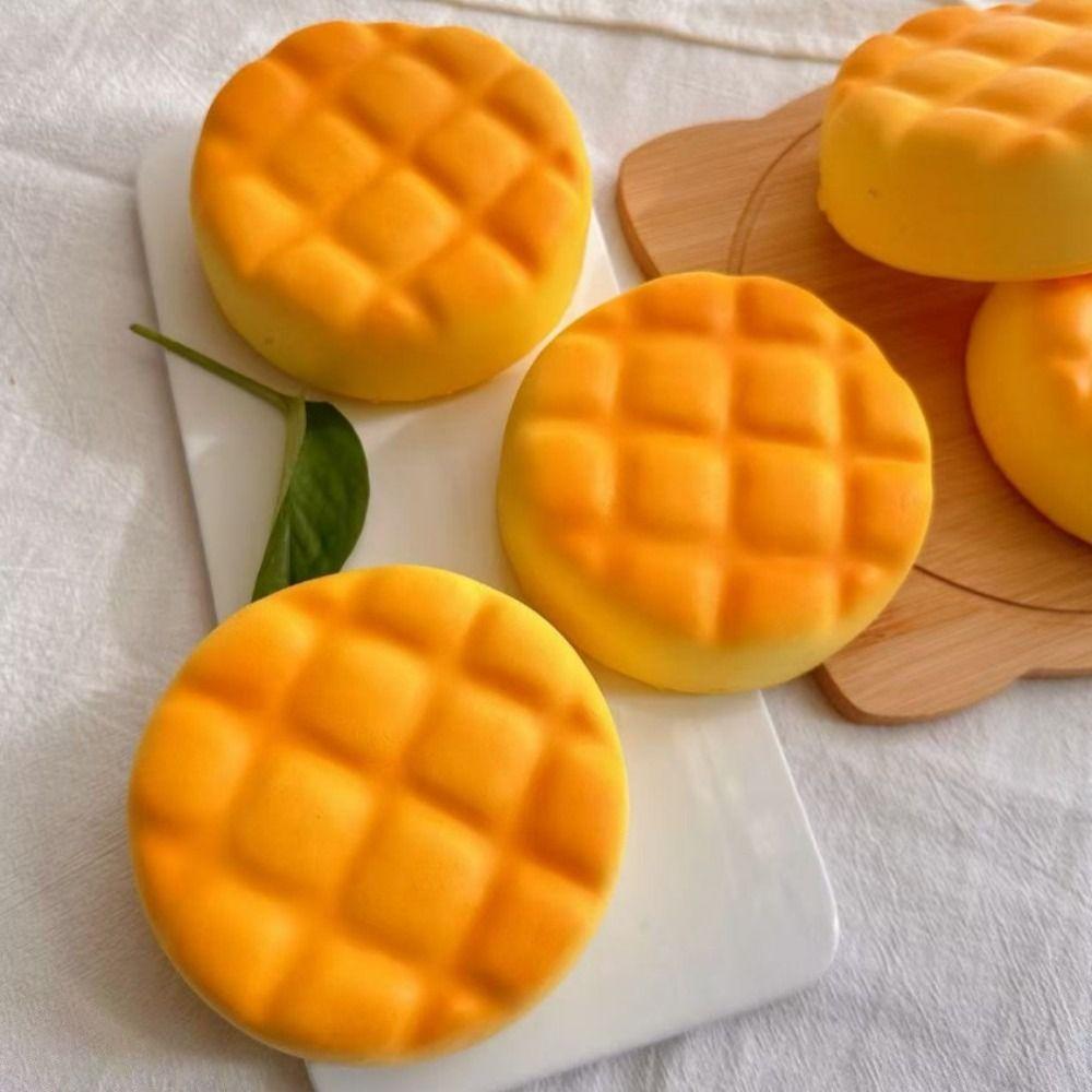 Slow Rebound Simulation Bread Squeeze Toy Decompression Pinch Toy for Kids Adults Gift