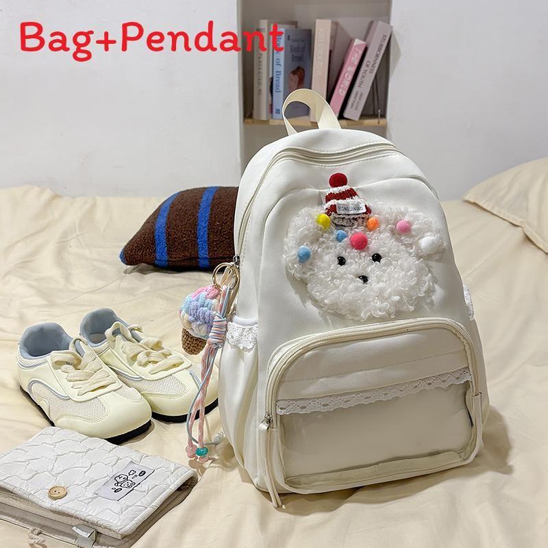 Cartoon Cute Dog School Backpack For Girls And Boys With Large Capacity For Daily Use