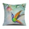 Watercolor Bird Cushion Cover Pillowcase Home Decor Office Sofa Pillowcase Home Decor Pillowcase