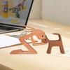 Hund Holzskulptur Haustier Gedenkgeschenk Hund und Mann Frau Statue Wohndekoration Welpe Familienfigur Geschenke für Hundeliebhaber