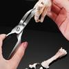 Curved Tip Chicken Claw Deboning Forcep 304 Stainless Steel Chicken Bone Scissors  Poultry