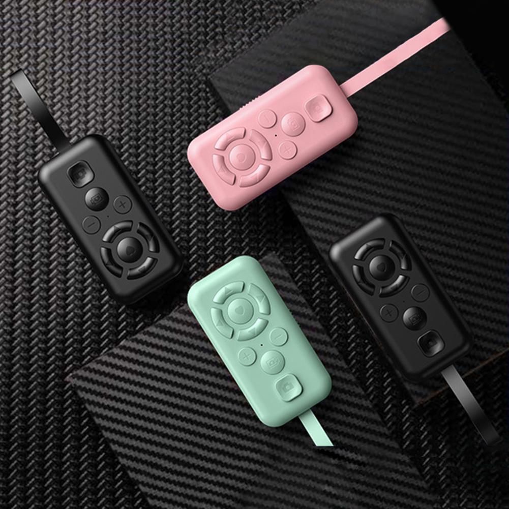 BT Remote Control TYPE-C Rechargeable Portable Camera Stick BT 5.3 BT Shutter Button for Content Navigation Novel Reading
