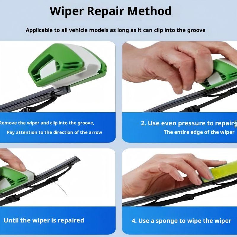 Universal Car Wiper Repair Tool Windscreen Wiper Blade Cutter Rubber Regroove Trimmer Wiperblade Restorer Car Accessories