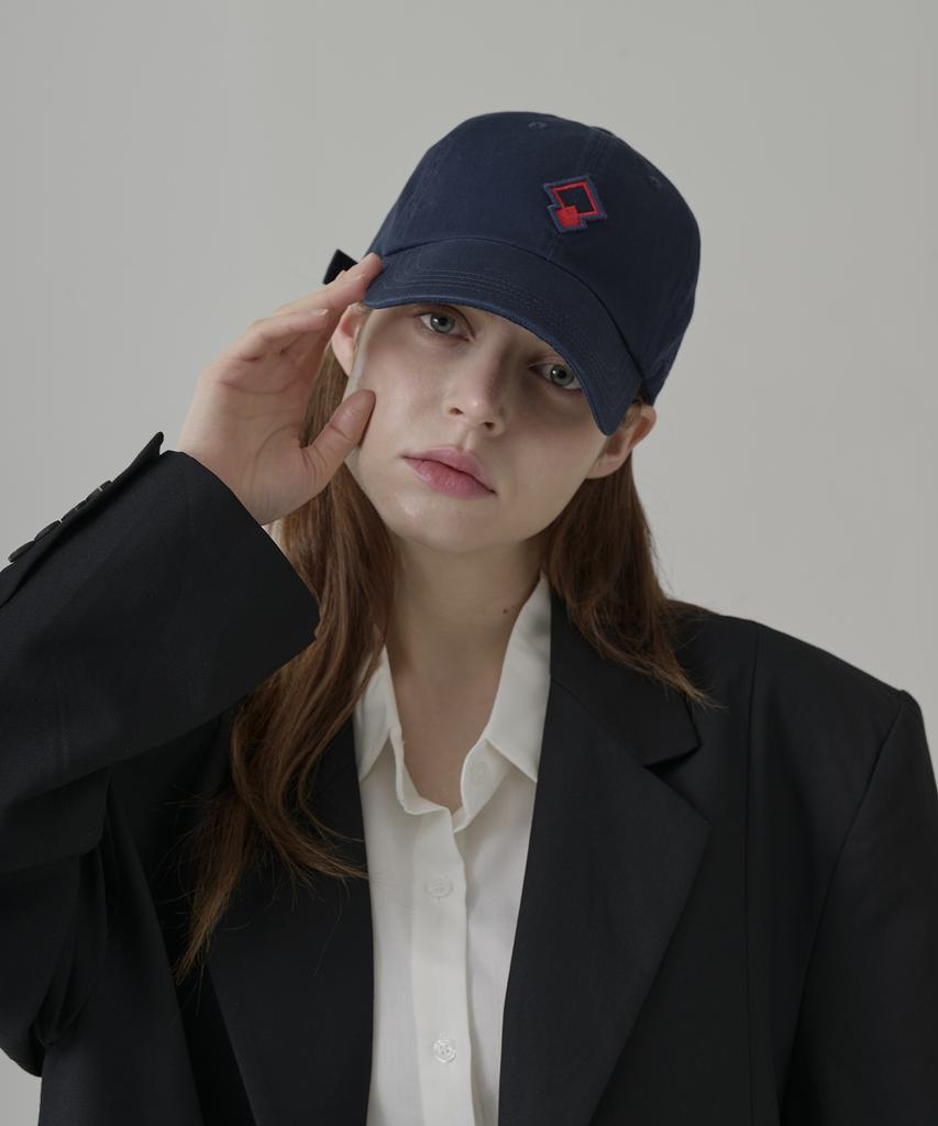 Seuteijial Diamond Washed Ball Cap [Navy]