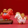 Guochao Year of the Horse Desktop Ornament: Zodiac Horse Office Mascot & Creative New Year Gift