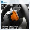 2PCS Top Suede Trim LHD RHD Sticker For Mazda 3 BP Axela CX30 CX-30      2024 2025 Car Steering Wheel Paddle