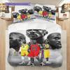 Legends Court Icons Action Three-piece Set(1 * Duvet Cover + 2 * Pillowcase, Without core)Soft and Comfortable Duvet Cover and Pillowcase Bedding Set