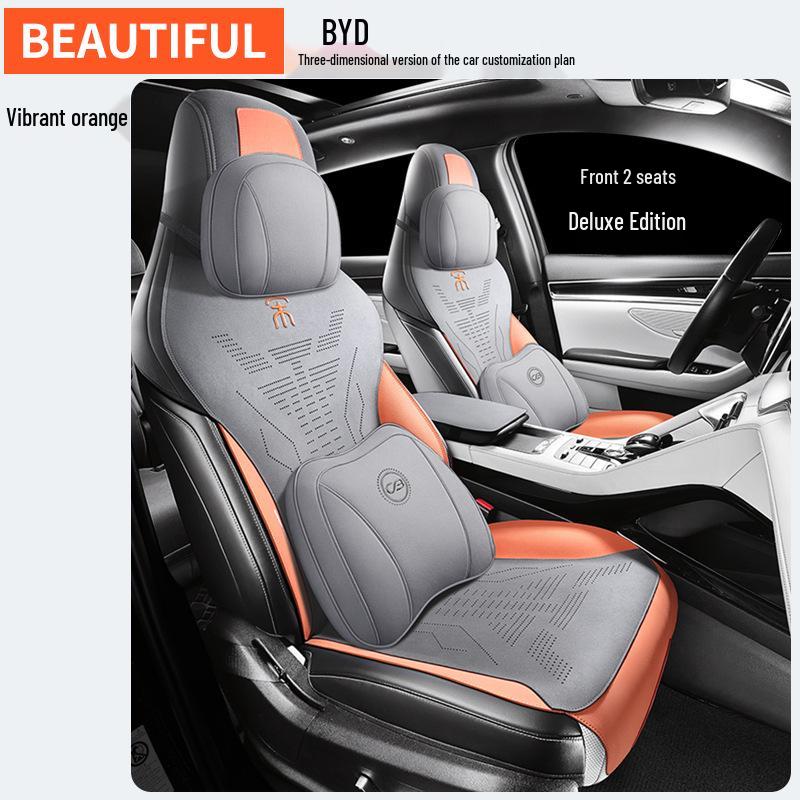 ZFL Sports Leather Car Seat Cushion for BYD Song PLUS - All-Season Cover