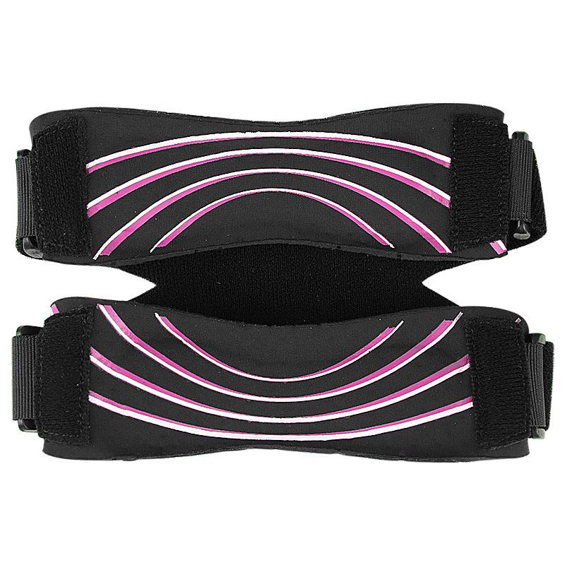 Adjustable Double Patella Knee Brace with Silicone Shock Absorption for Running and Fitness