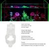 Aquarium Hose Clamp Transparent Split Type Plastic Water Pipe Fixing Clip for Fish  