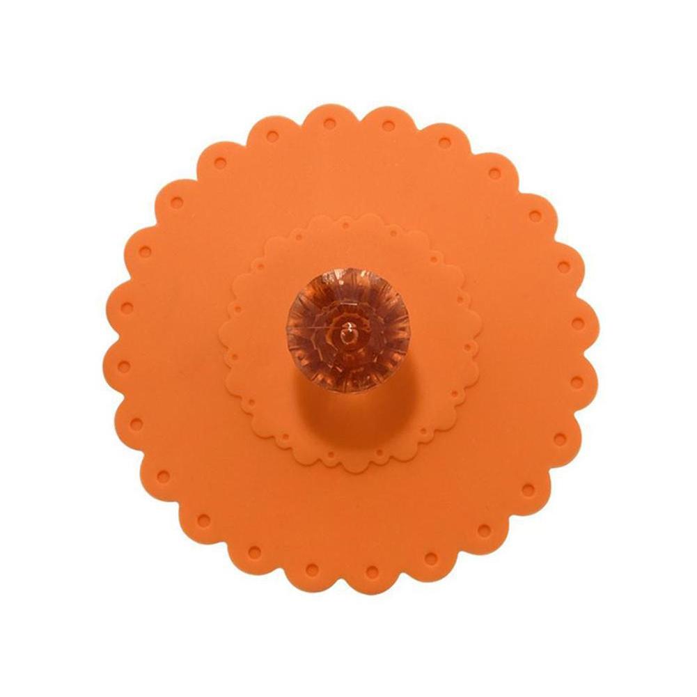 Cup Lids Lids Colorful Diamond Handle Kitchen Supplies