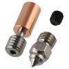 Upgrade Kupferdüse für Ender 3 S1 Hotend Hochtemperatur-Extruder Heizblock-Kit Pro 300℃