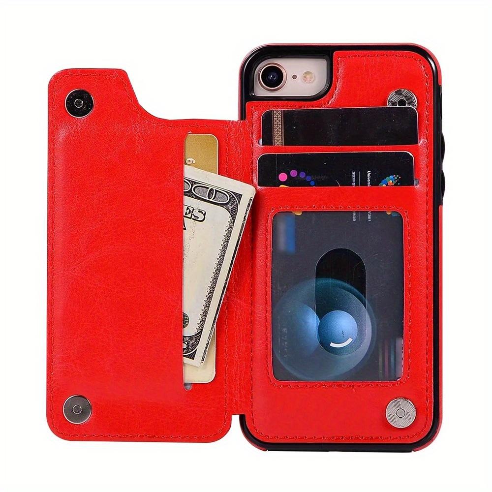 Leather Wallet Case For IPhone 14/13/12/11/Pro Max/Mini/XR/X/XS Max/8/7/6S/6 Plus/SE2/SE3/2022/2020 - Card Holder & Flip Back Cover