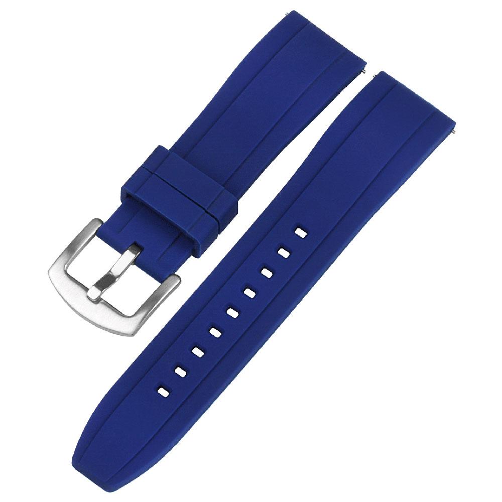 20mm 22mm Silicone Strap for Huawei Gt3/4 46mm Rubber Watch Band for Rolex Sport Waterproof Bracelet for Citizen