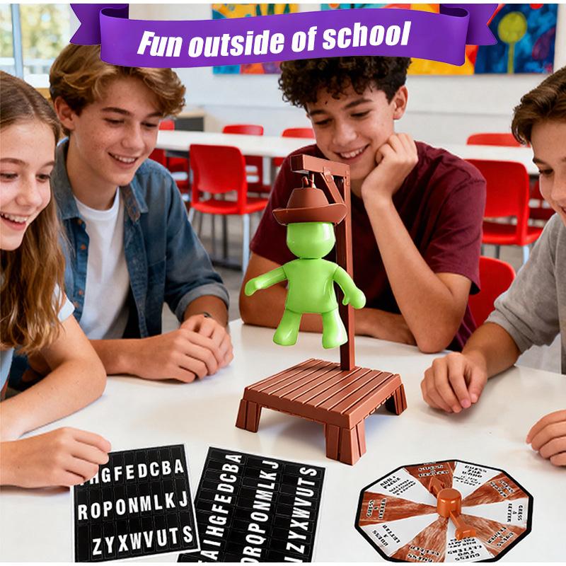 New Magnetic Hangman Mystery Word Game Magnetic Hanger Mystery Family Gathering Game Christmas Gift Party Game Interesting Thing