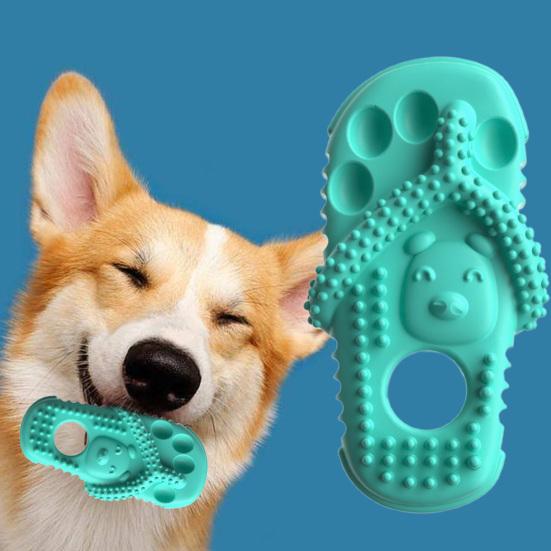 Pet Teething Toy Cute Slipper Shape Dogs Chew Toys Soft Pet Teeth